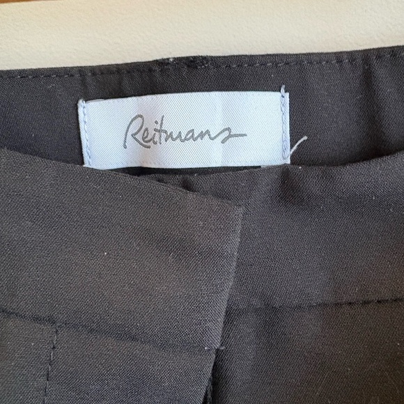 Women’s Black Pants with Gold Zipper Accents - Picture 2 of 6